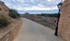 Calle Santa María, a los pies de la iglesia del Rivero. /GM
